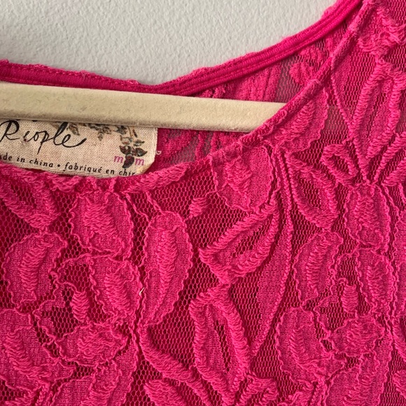 Free People Sheer Lace Dress - Picture 5 of 5